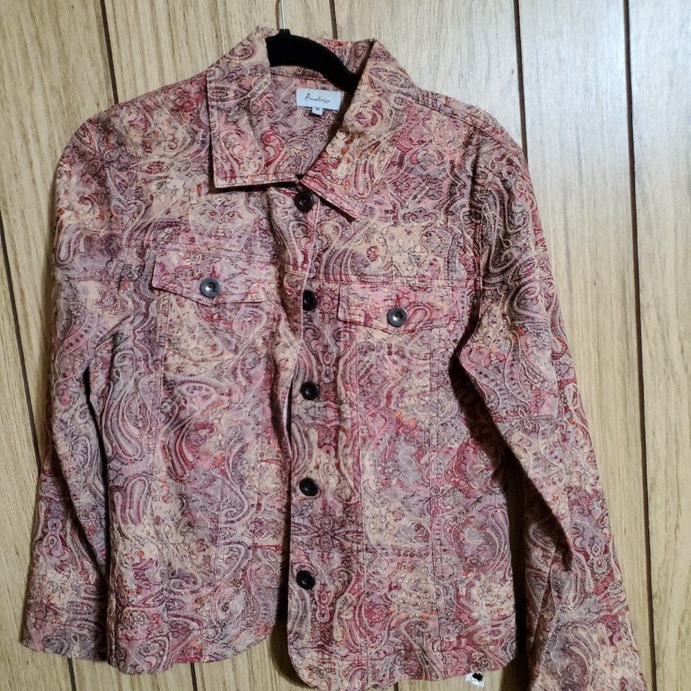 ANALOGY WOMEN'S JACKET SIZE M